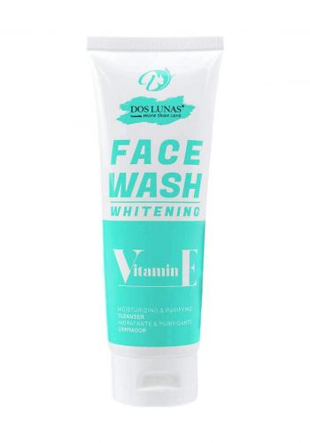 Dos Lunas Face Wash Whitening Vitamin E غسول وجه