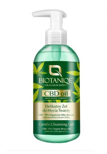 Biotaniqe CBD Oil Anti-Aging Therapy Gentle Cleansing Gel 250ml غسول جل للوجه