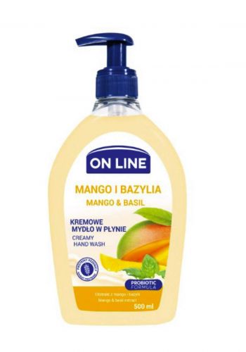 Online Mango&basil Hand wash 500 ml  صابون سائل لليدين
