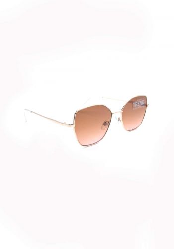 نظارة شمسية نسائية بأطار برونز اللون