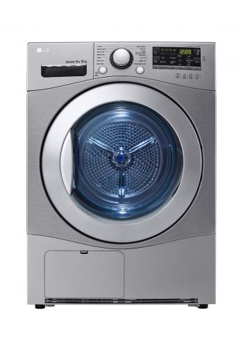 LG RC9066G2F 9Kg Clothes Dryer - Silver جهاز تجفيف كهربائي