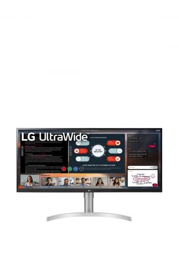 شاشة ألعاب 34 بوصة من ال جي LG Full HD Gaming Monitor 34WN650-W
