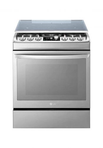 LG LF761S - 6 Burners Gas Cooker - Stainless Steel طباخ غازي