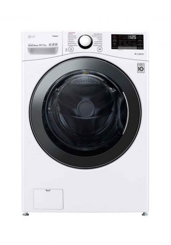LG  WDV2102WRV 2IN1 Washer and dryer 12/20 kg - white  غسالة تحميل جانبي