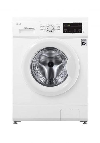 LG WJ1408NTP Front Loading Washing Machine 8 Kg-White غسالة