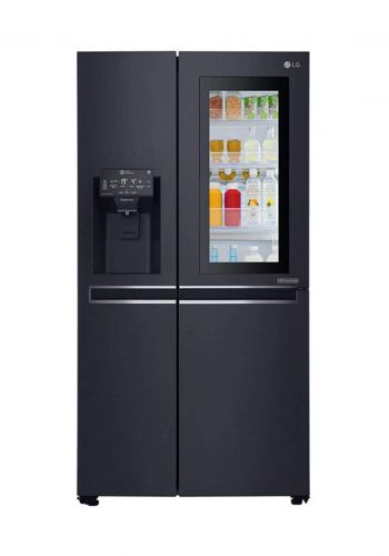 LG GCX-267PHB Side by Side Refrigerator 668L - Black ثلاجة