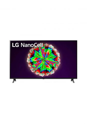 LG 55NANO80VNA NanoCell TV  - 4K  HDR Smart 55 inch -Black شاشة سمارت