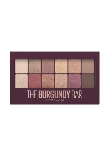 (022-1042)Maybelline Eyeshadow Palette The Burgundy Bar 9.6g  ظلال العيون