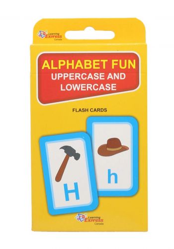 Alphabet fun ( uppercase and lowercase ) – 55 cards بطاقات تعليمية للأطفال