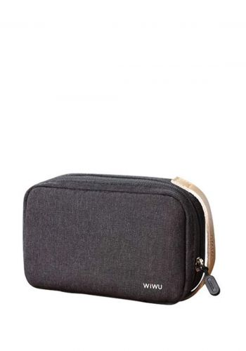 WiWU Cozy Storage Bag 8.2 inches-Black  حقيبة  بوربانك و موبايل ومحفظة