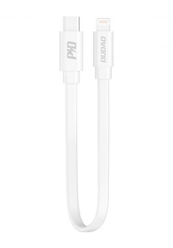 Dudao L6XE short USB Type C cable white كابل