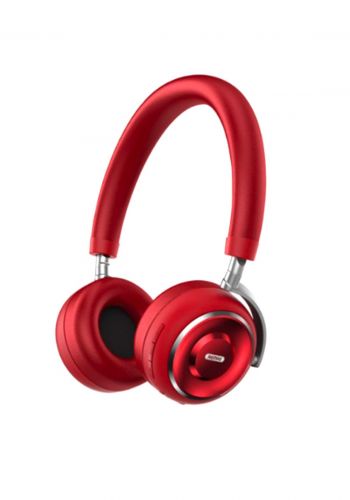 Remax RB-620HB Wireless Bluetooth Headphone - Red سماعة لاسلكية