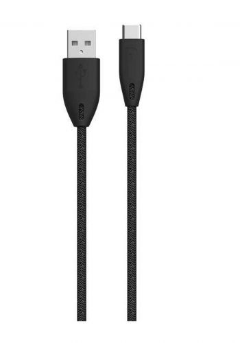 Powerology PBAC12BK USB-A to Type-C Cable 1.2M - Black كابل 