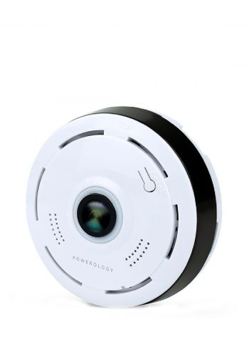 POWEROLOGY PFIPC WiFi Panoramic Camera - White كاميرا واي فاي
