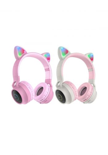 Hoco W27 Cat ear wireless headphones سماعة رأس