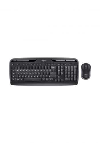 Logitech MK330 Wireless Keyboard and Mouse Combo - Black كيبورد وماوس