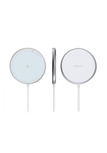 Rock W33 Portable Mini Magnetic Magsafe Wireless Charger - White