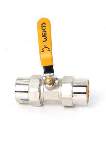 Wekts 5123 Double Chrome Flat Lock 25 mm قفل انابيب مزدوج مسطح لأنابيب المياه    
