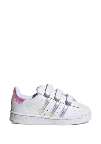 حذاء رياضي للأطفال لكلا الجنسين Adidas (IN149984 ) من اديداس ابيض  اللون