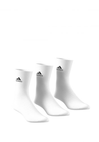 سيت جوارب رياضية لكلا الجنسين  Adidas(IN137081) من اديداس بيضاء اللون
 