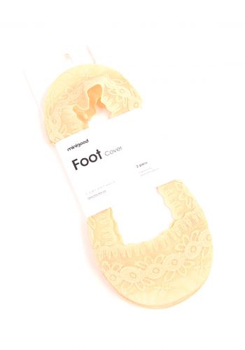 جوارب دانتيل شفافة  من ميني كود Minigood Lace invisible socks 2 pairs  