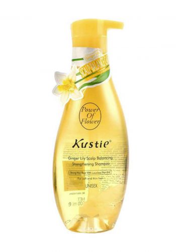 kustie  ginger lily  scalp balancing strengthening shampoo 500ml شامبو للشعر