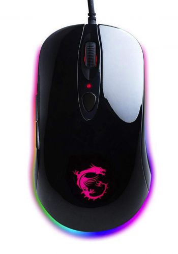 Msi DS102 RGB Wired Gaming Mouse - Black  ماوس