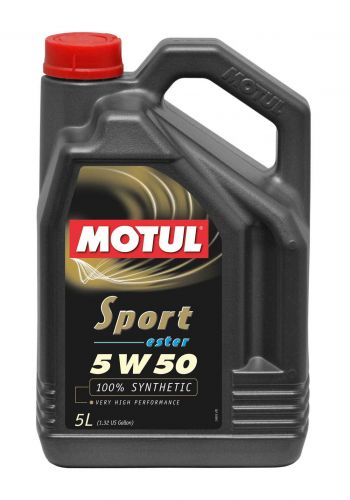 Motul 5w50 Sport Synthetic Engine Oil زيت تخليقي 100% بتقنية الاستر للسيارات