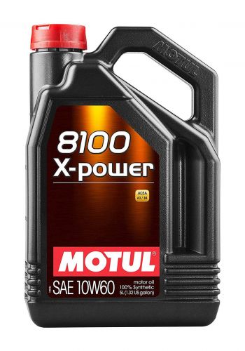 Motul 10w60 Xpower 8100 100% synthetic oil 5L  زيت تخليقي 100%  للسيارات
