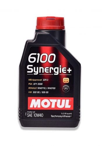 Motul 6100 Synergie Semi-Synthetic 10W40 Motor Oil 1L  زيت محرك
