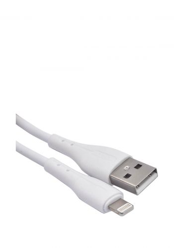 كابل لايتننك من موكسوم 30 سم  Moxom MX-CB80 Lightning Cable 30cm  - White 
