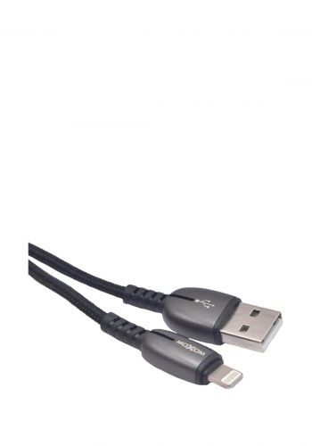 كابل لايتتنك 1 متر من موكسوم  Moxom MX-CB85 Lightning Cable 1M  - Black 
