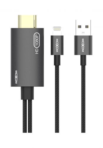 تحويلة لايتننك  Moxom MX-AX28 Lightning to HDMI Adapter - Black
