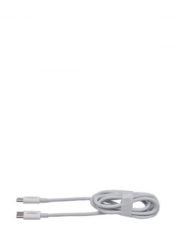 كابل تايب سي Moxom CC-71A Type-C to TYPE-C cable  60W PD 1M  - White 
