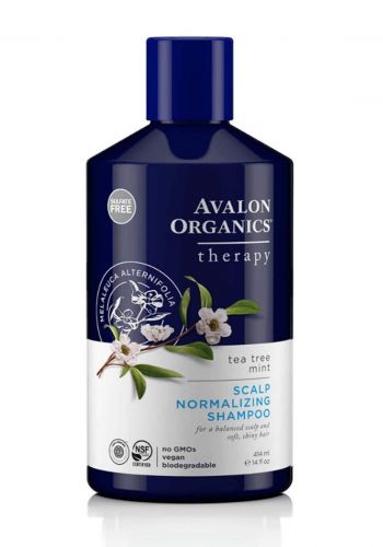 Avalon Organics Herapy Tea Tree Mint Shampoo 414ml شامبو للشعر