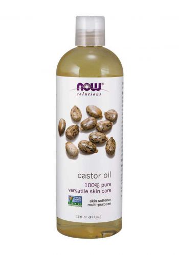 Now 7675 Castor oil 100% Pure Versatile Skin Care 473ml زيت الخروع