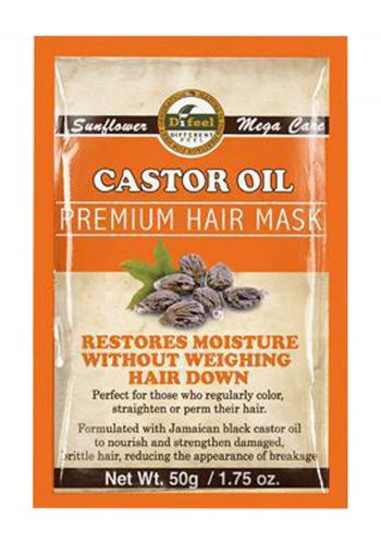 Difeel SH31_CAS18 Sunflower Premium Hair Mask Castor Oil 50g قناع للشعر
