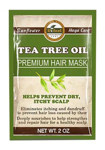 Difeel SH31_TEA18 Sunflower Premium Hair Mask Tea Tree Oil 50g  قناع للشعر