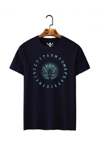 تيشيرت رجالي Yggdrasil Tree نصف كم