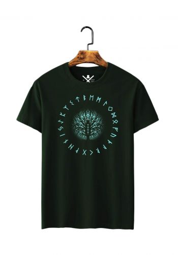 تيشيرت رجالي Yggdrasil Tree نصف كم
