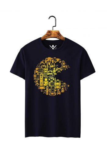 تيشيرت رجالي Pac Man نصف كم
