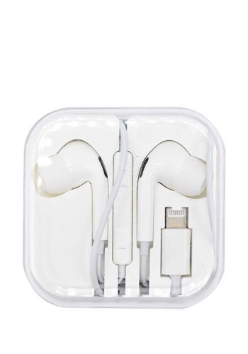 pop-up window GJ-PG3 wired iphone Earbuds - White  سماعات رأس 