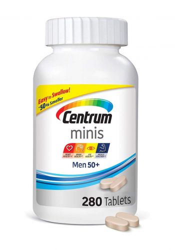 فيتامينات ومعادن متعددة للرجال الكبار 280 حبة صغيرة  من سنترم Centrum Supplement  
