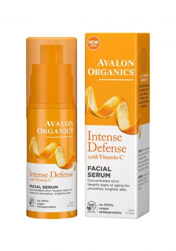 سيروم للوجه بفيتامين سي للتصبغات وتوحيد اللون 30 مل من افلون اوركانكس Avalon Organics Facial Serum