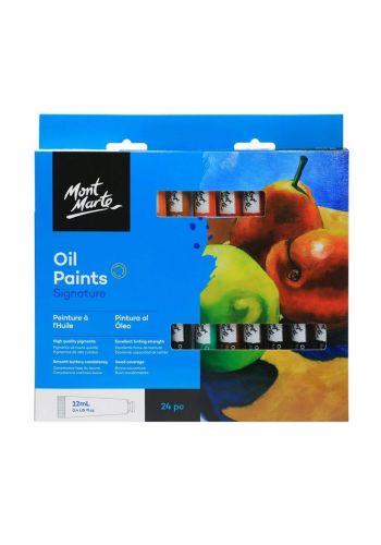 Mont Marte Premium Paints Set 24 Pcs الوان زيتية