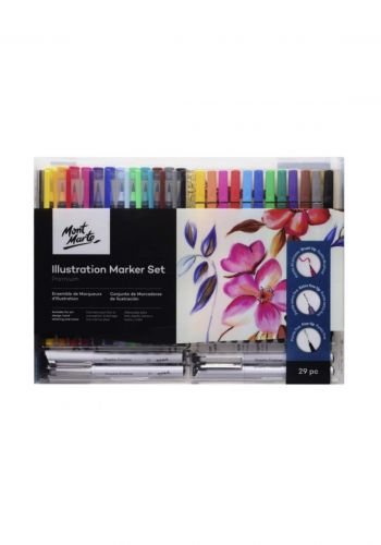 Premium Illustration Marker Set 29 pc- اقلام تلوين 29 لون
