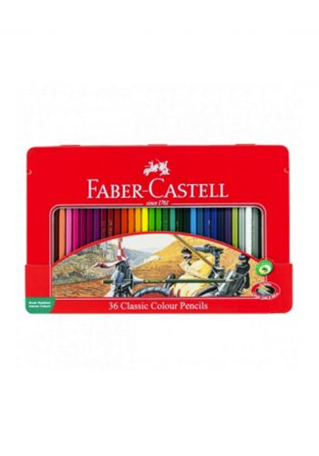 Faber Castell  36 Classic Colour Pencils اقلام تلوين خشبية 36 لون