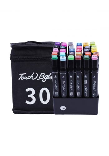 Touch Twin Brush Marker 30 Pcs اقلام تخطيط برأسين