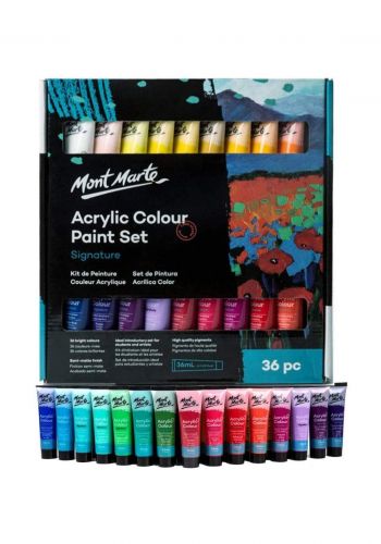 Mont Marte Acrylic Paint Set 36 Pcs x 36 ml  مجموعة الوان أكريليك