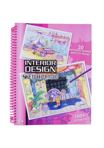 دفتر تصميم ديكورات المنزل بالوان زاهية